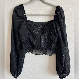 Lulus cropped date night top